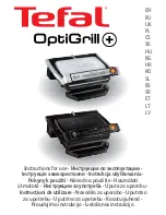 TEFAL OptiGrill+ GC712 Instructions For Use Manual предпросмотр