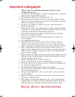 Preview for 3 page of TEFAL P20506 User Manual