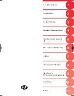 Preview for 4 page of TEFAL P20506 User Manual