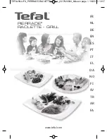 TEFAL PIERRADE Manual предпросмотр