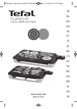 Preview for 1 page of TEFAL PLANCHA COLORMANIA CB660301 Manual