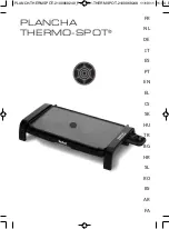 TEFAL Plancha Thermo-Spot Manual предпросмотр