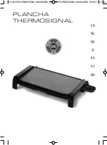 Предварительный просмотр 1 страницы TEFAL PLANCHA THERMOSIGNAL Manual