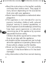 Предварительный просмотр 48 страницы TEFAL PLANCHA THERMOSIGNAL Manual