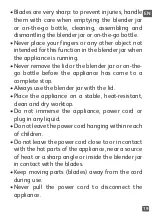 Preview for 19 page of TEFAL Powermix BL1K6EKR Manual