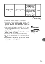 Preview for 73 page of TEFAL Prep Line HT4121 Manual