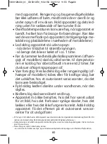 Preview for 66 page of TEFAL PRESSING COMPACT GV5010CH Manual