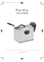 Preview for 1 page of TEFAL Pro Fry FR400831 Manual