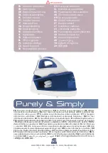 TEFAL Purely & Simply SV5030 User Manual preview