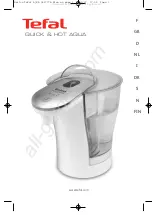 Preview for 1 page of TEFAL QUICK & HOT AQUA BR303 Manual