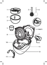 Предварительный просмотр 2 страницы TEFAL RK807 Manual