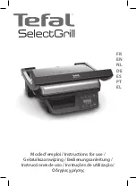 TEFAL SelectGrill GC740 Instructions For Use Manual предпросмотр