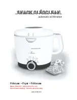 TEFAL SNACK OLEOCLEAN Manual preview