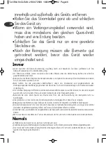 Preview for 16 page of TEFAL SNACK'N CLEAN SW371212 Manual