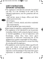 Preview for 44 page of TEFAL SNACK'N CLEAN SW371212 Manual