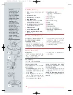 Предварительный просмотр 44 страницы TEFAL STEAM CUISINE 900 TURBO DIFFUSION Manual