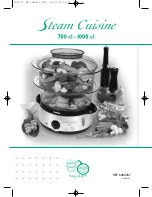 TEFAL STEAM CUISINE Manual preview