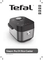 Preview for 1 page of TEFAL Steam Pro IH Rice Cooker Manual