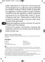 Preview for 28 page of TEFAL STEW FOR 2 WO601601 Manual