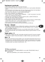 Preview for 33 page of TEFAL STEW FOR 2 WO601601 Manual