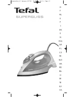 TEFAL SUPERGLISS Manual preview