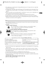 Preview for 23 page of TEFAL THERMORESPECT EF250112 Manual