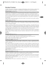 Preview for 33 page of TEFAL THERMORESPECT EF250112 Manual