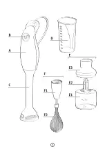 Preview for 2 page of TEFAL Turbomix Plus HB101138 Manual