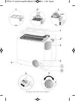 Предварительный просмотр 2 страницы TEFAL ULTRA COMPACT TT2118KR Manual