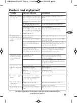 Preview for 38 page of TEFAL Ultragliss Easycord FV4350E0 Manual