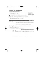 Preview for 10 page of TEFAL VC101416 Manual