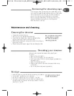 Preview for 12 page of TEFAL Vitacuisine Compact User Manual