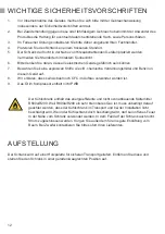 Preview for 12 page of Tefcold BA10H-I Original Instructions Manual