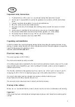 Preview for 6 page of Tefcold DKS95-2 User Manual