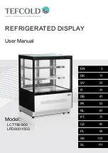 Tefcold LCT750-900 User Manual предпросмотр