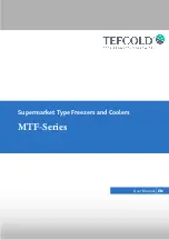 Preview for 1 page of Tefcold MTF Series User Manual