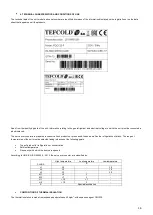 Preview for 17 page of Tefcold PDC125 User & Maintenance Manual