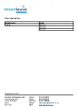 Preview for 1 page of Tefcold SD1220 User Manual