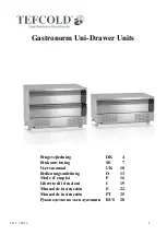 Tefcold UD1-2-P User Manual preview