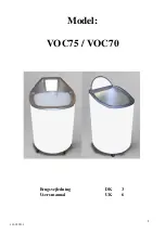 Tefcold VOC75 User Manual preview