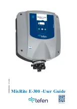 tefen MixRite E-300 User Manual preview