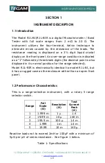 Preview for 3 page of Tegam R1L-BI Instruction Manual