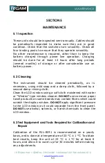 Preview for 18 page of Tegam R1L-BIR1 Instruction Manual