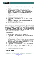 Preview for 21 page of Tegam R1L-BIR1 Instruction Manual