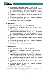 Предварительный просмотр 21 страницы Tegam R1L-BR1 Instruction Manual