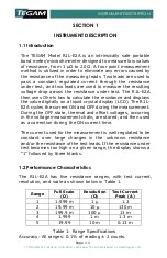 Предварительный просмотр 5 страницы Tegam R1L-E2A Instruction Manual