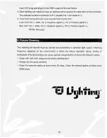 Preview for 16 page of TEi Lighting 85-05479 User Manual