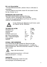 Предварительный просмотр 25 страницы TEIEN 77208 Instruction Manual