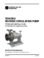 Teikoku API-685 Instruction Manual preview