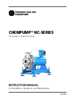 Teikoku CHEMPUMP NC Series Instruction Manual preview